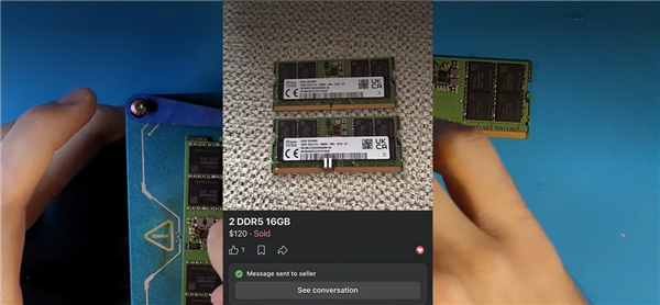 DIY达人BGA重植DDR5内存：175美元自制7800MT/s高性能模组