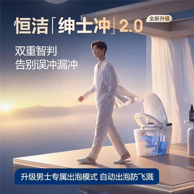 5000元智能马桶推荐买哪款好?恒洁舒沐洗家族非凡系列H6交出高分答卷